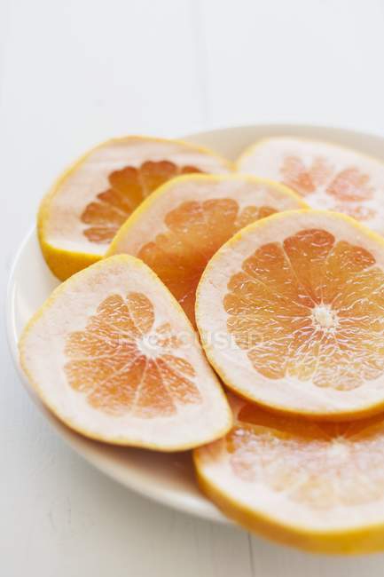 Свіжий апельсиновий скибочки — стокове фото