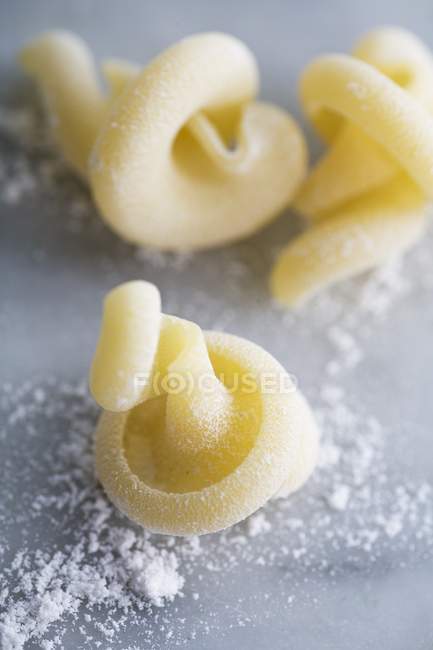 Fresh Vesuvio pasta — Stock Photo