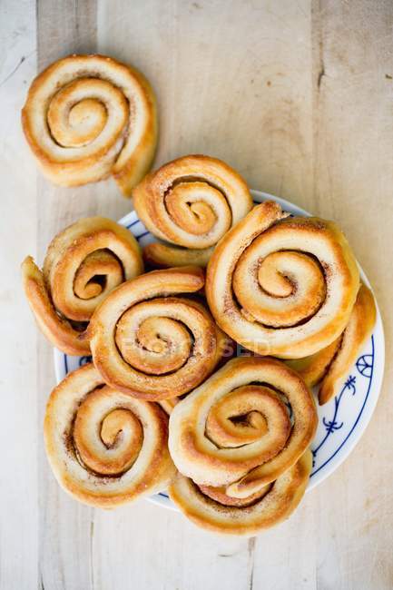 Sweet Cinnamon buns — Stock Photo