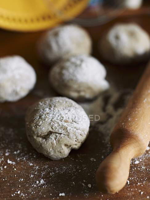 Dough for making crispbread — Stock Photo