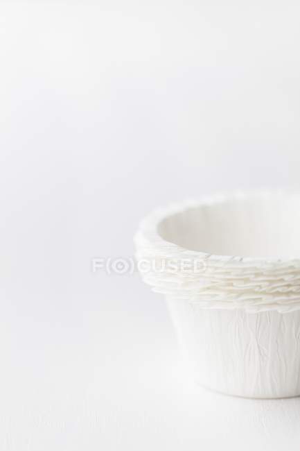 Cajas de magdalenas blancas - foto de stock