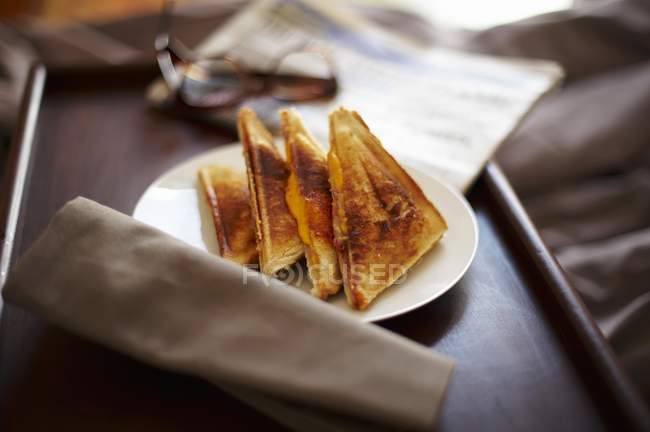 Sandwichs au jambon grillé — Photo de stock