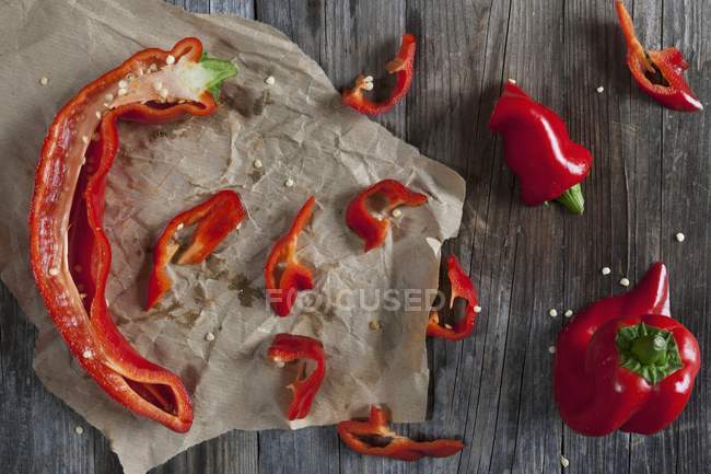 Pointed red peppers — Stock Photo