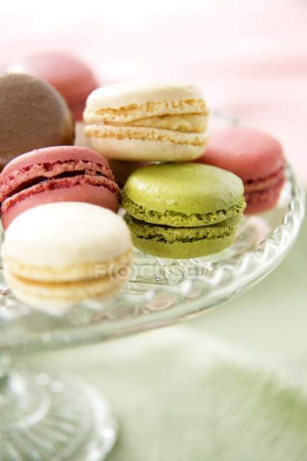 Various colored macaroons — Stock Photo