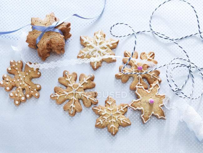 Biscotti di mandorle di Natale — Foto stock