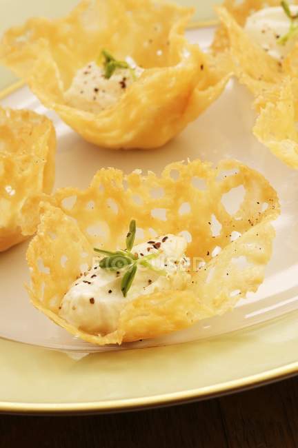 Cream cheese dumplings — Stock Photo