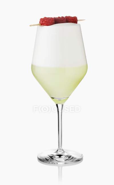 Silver Fizz cocktail — Stock Photo