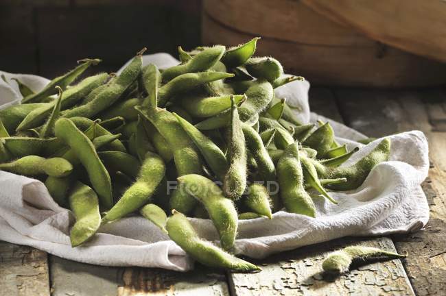Fresh Edamame beans — Stock Photo