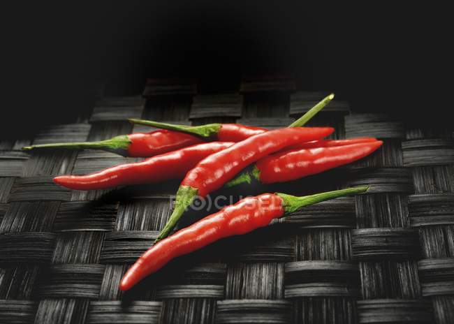 Red chilli peppers — Stock Photo