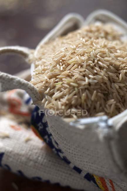 Long grain rice — Stock Photo