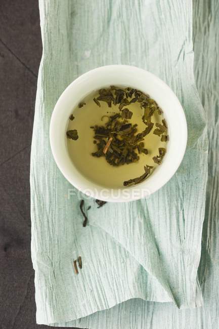 Миска з чаю жасмину — стокове фото