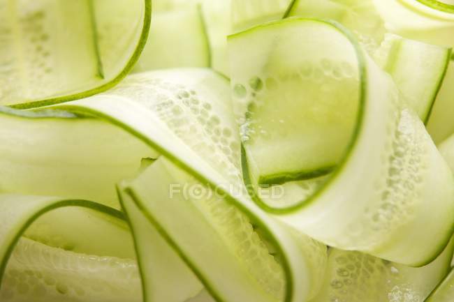 Fresh Cucumber strips — Stock Photo