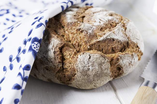 Заміський хліб частково прихований — стокове фото