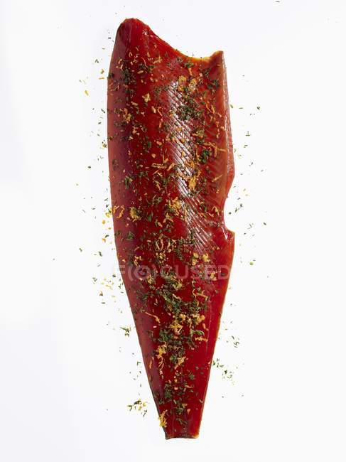 Филе рыбы с цедрой — стоковое фото