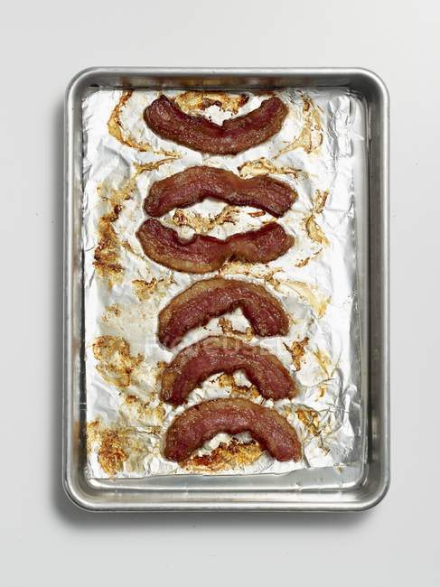 Rashers torrados de bacon — Fotografia de Stock