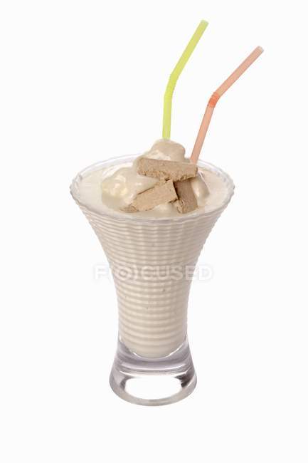 Milkshake crème glacée — Photo de stock
