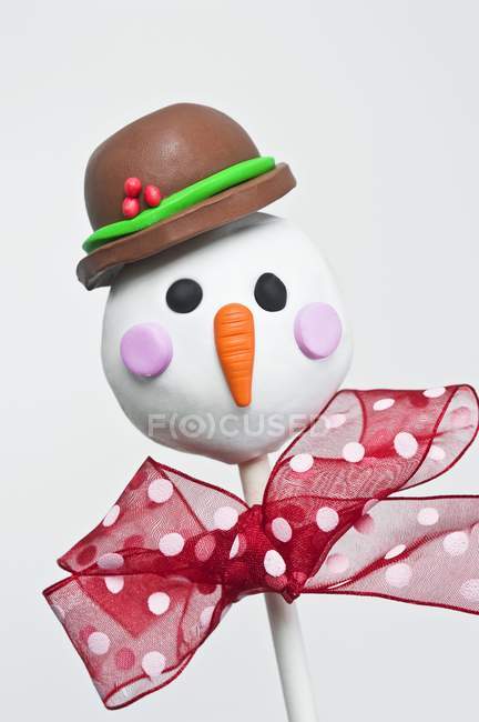 Christmas cake pop — Stock Photo
