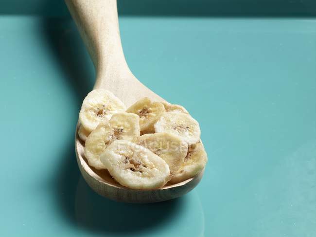 Chips de bananes séchées — Photo de stock