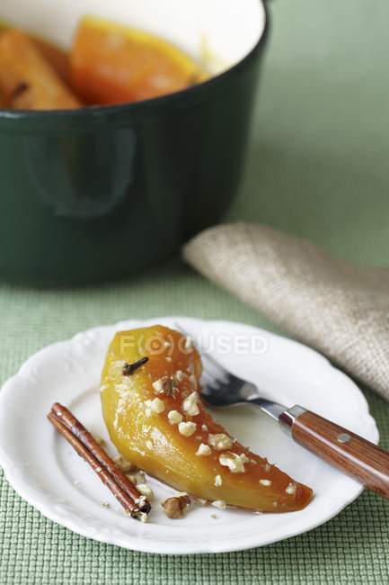 Pumpkin in honey sauce — Stock Photo