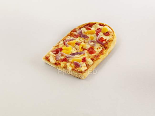 Pizza aux légumes et au piment — Photo de stock