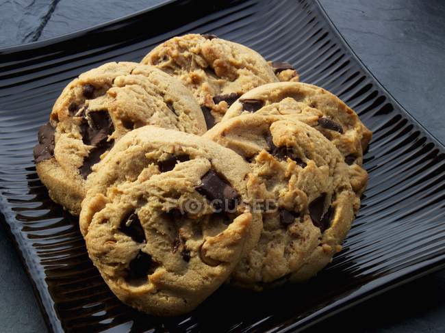 Peanut butter and cookies — Stock Photo