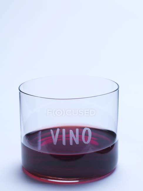 Verre de vin rouge — Photo de stock