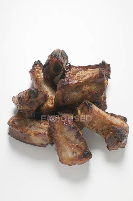 Roasted pork ribs — Stock Photo