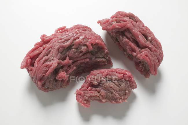 Tas de viande hachée — Photo de stock