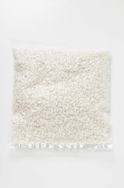 Pacote de arroz com fervura no saco — Fotografia de Stock