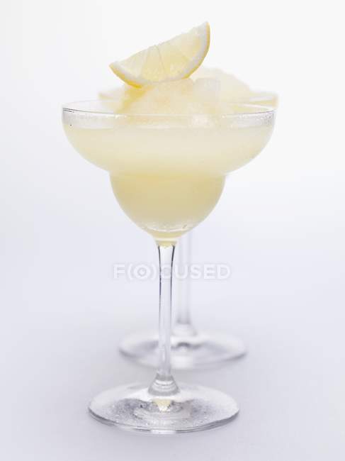 Margaritas au citron congelées — Photo de stock