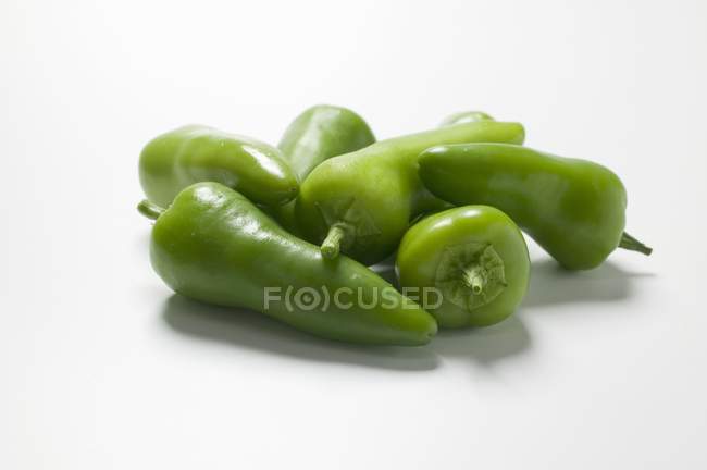 Fresh green chillies — Stock Photo