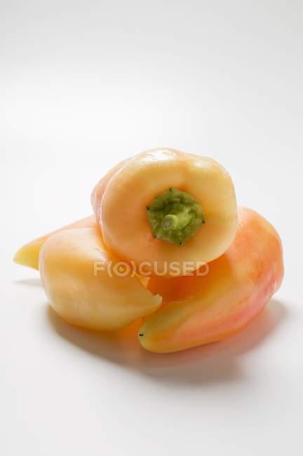 Yellow pointed peppers — Stock Photo