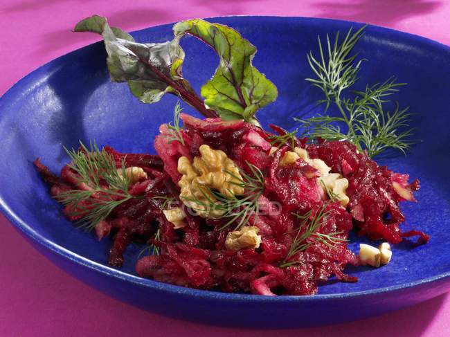 Beetroot and apple salad — Stock Photo