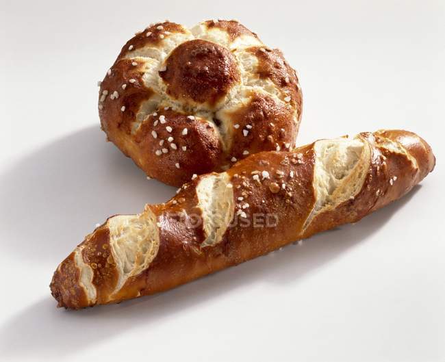 Rotolo di pretzel e bastone morbido — Foto stock
