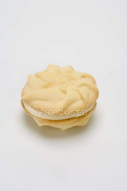 Сендвіч печиво з лимоном — стокове фото