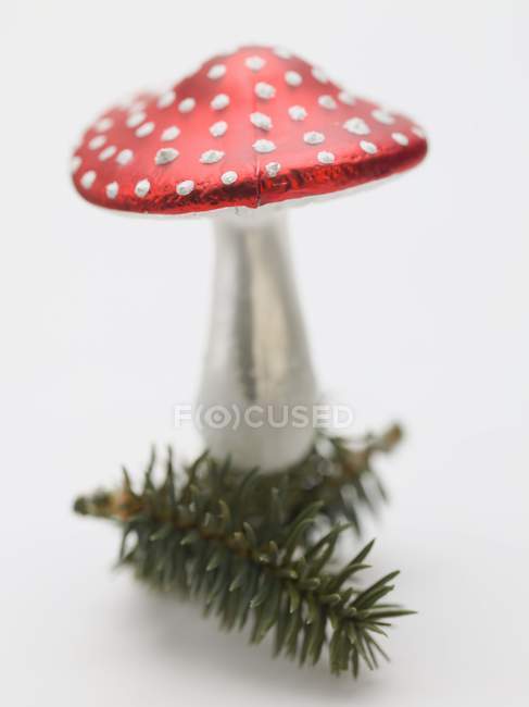 Natal decorativo voar agaric — Fotografia de Stock