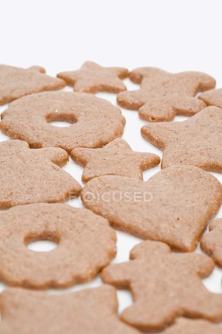 Biscuits au pain d'épice assortis — Photo de stock