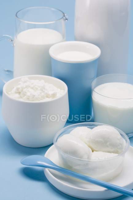 Prodotti lattiero-caseari vari — Foto stock