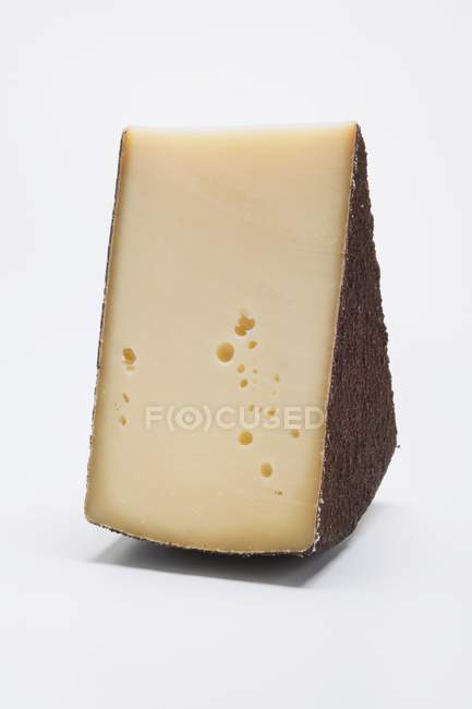 Piece of hard cheese — Stock Photo
