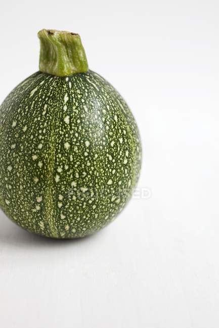 Grüne kugelige Zucchini — Stockfoto