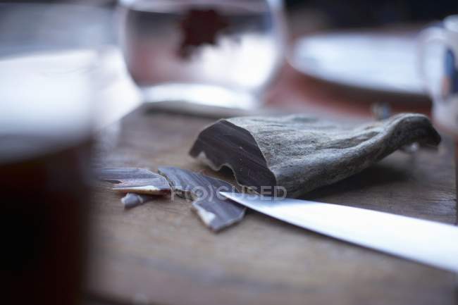 Air-Dried Meat — Stock Photo