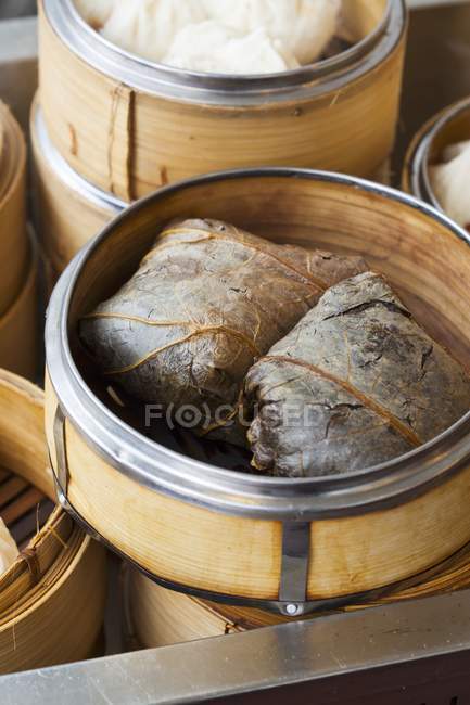 Lotus leaf rice wraps — Stock Photo