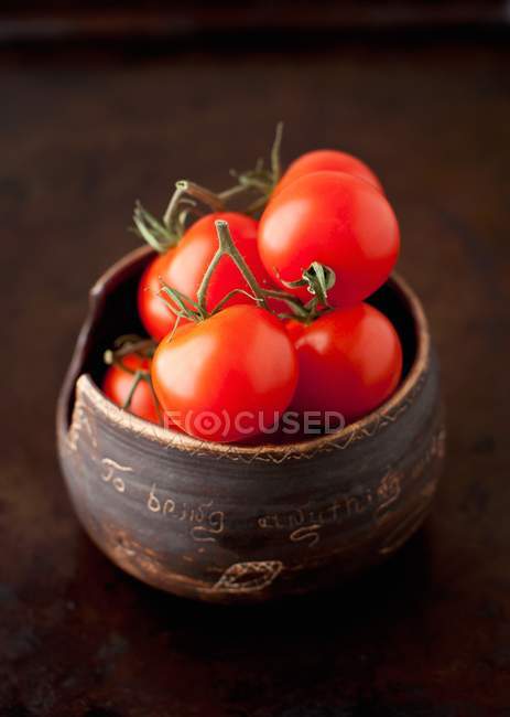Pomodori ciliegia freschi — Foto stock
