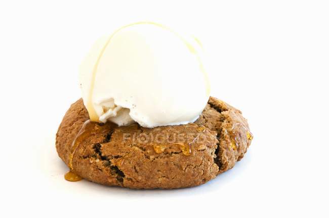 Um biscoito de aveia — Fotografia de Stock