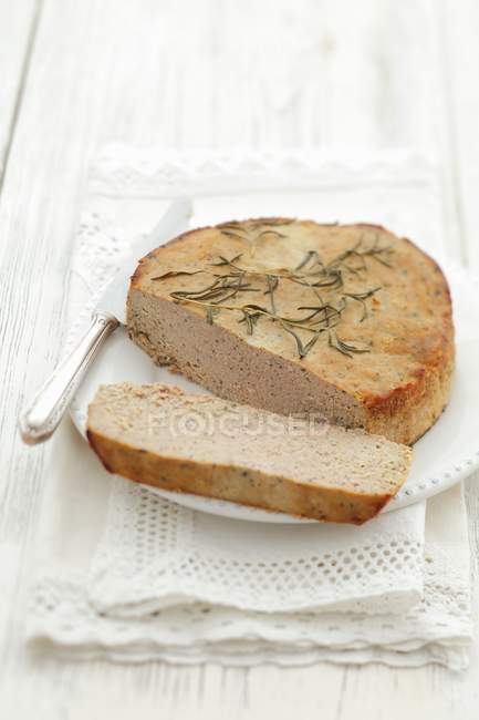 Veal pt with rosemary, — Stock Photo
