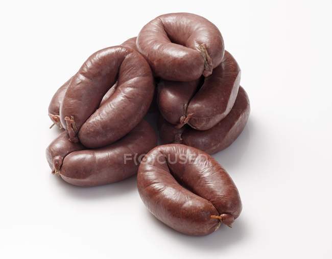 Grtzwurst blood sausages — Stock Photo