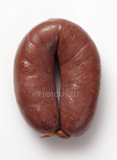 Гртцбурст німецька кров'яна ковбаса — стокове фото