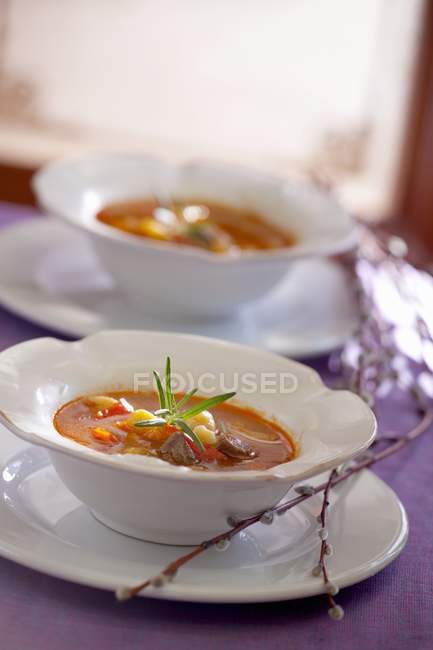 Beef stew with potatoes — Stock Photo