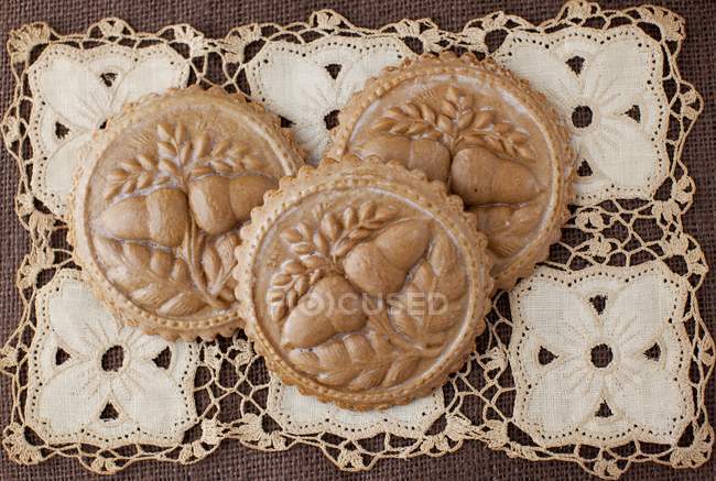 Molded Gingerbread Cookies — Stock Photo