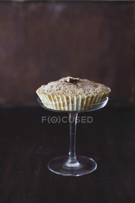 Kaffee-Kuchen mit Haselnuss — Stockfoto